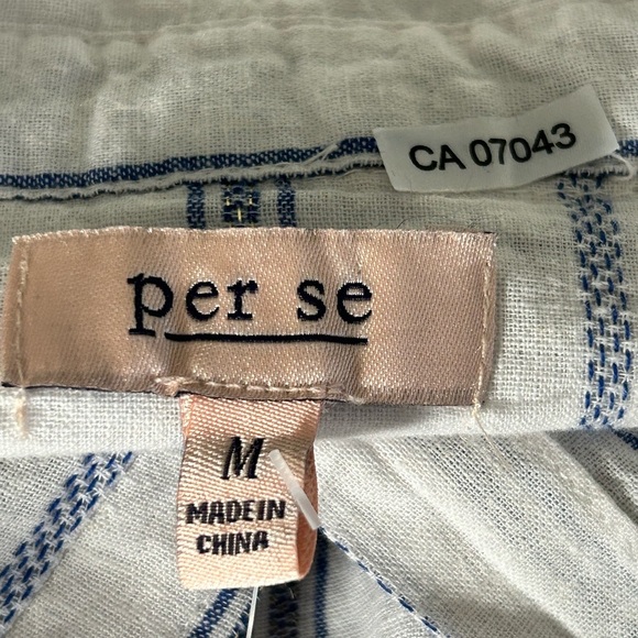 NWT- size M Per Se 55% Linen\45% Cotton - Picture 9 of 12